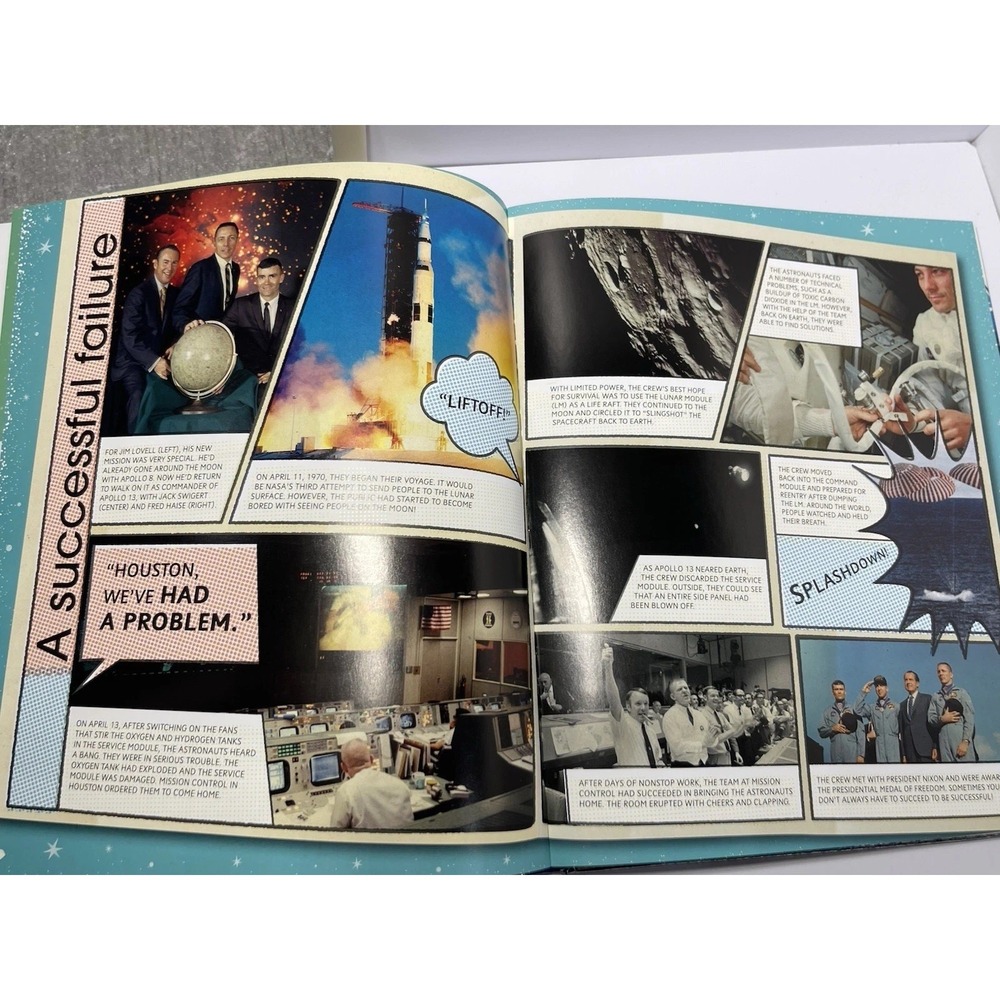 The Space Race: The journey to the Moon and beyond - Hardcover GOOD First Am Ed - Picture 7 of 8